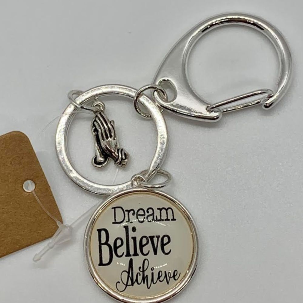 Dream Believe Keychain
